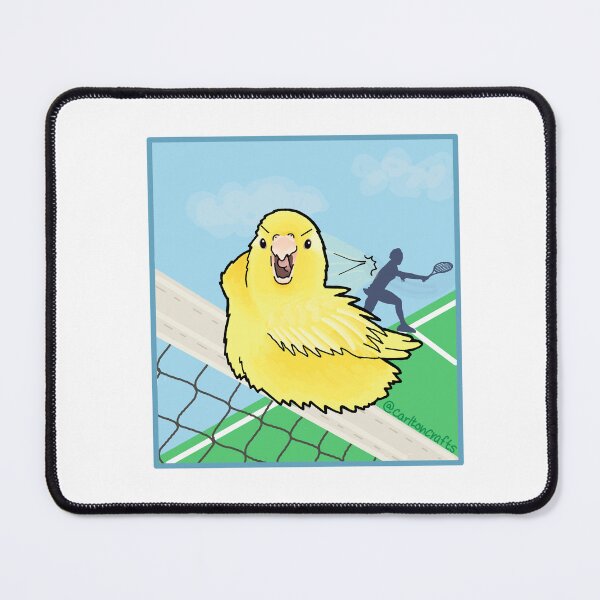 Item preview, Angry Tennis ball parrotlet  designed and sold by CarltonCrafts.