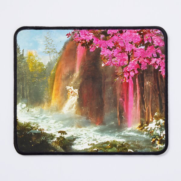 Item preview, Melted pink flowers waterfall designed and sold by fizzribbit.