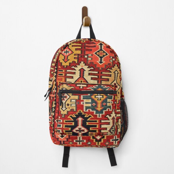 Item preview, Antique Turkish Kilim Tribal Rug Print designed and sold by Vicky Brago-Mitchell®.