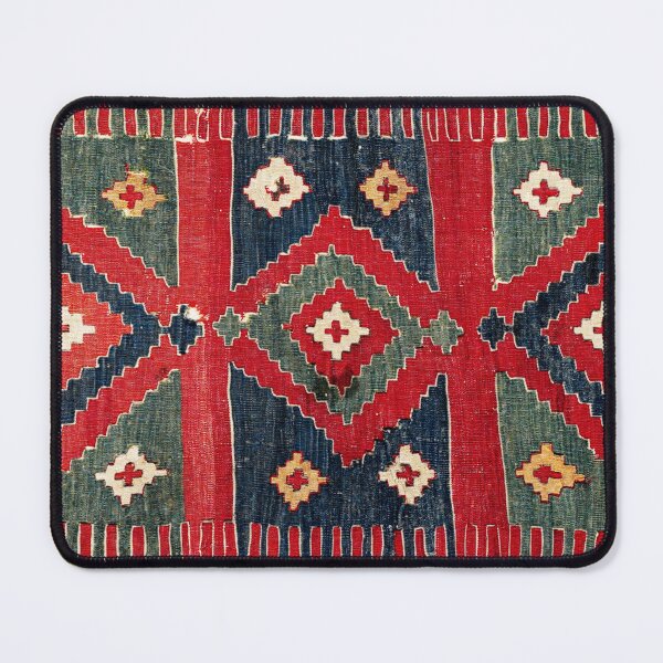 Item preview, Yüncü  Antique Balikesir Turkish Kilim Print designed and sold by Vicky Brago-Mitchell®.