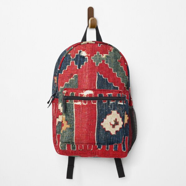 Item preview, Yüncü  Antique Balikesir Turkish Kilim Print designed and sold by Vicky Brago-Mitchell®.
