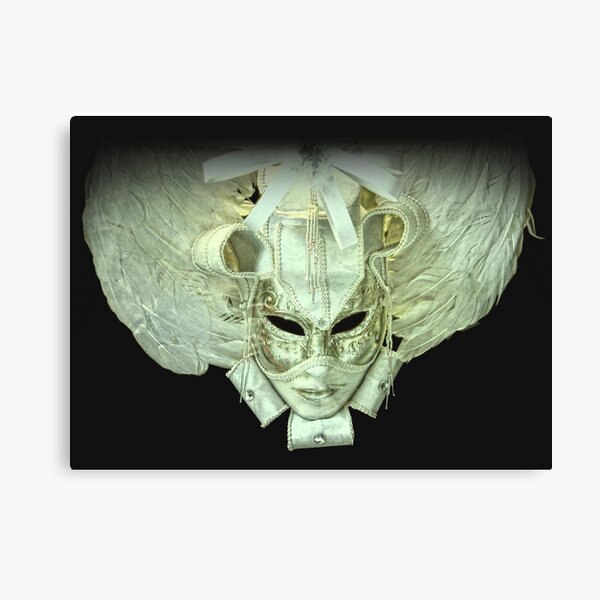 Impression sur toile « Masque vénitien magnifique or avec des 