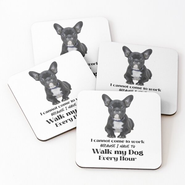 Item preview, I cannot come to work because I have to walk my dog every hour designed and sold by SugarSkyCo.