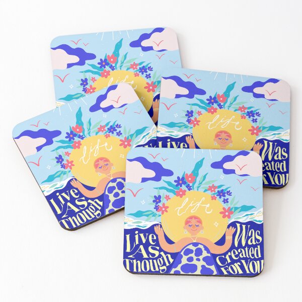 Item preview, Live As Though Life Was Created For You designed and sold by happeninghands.