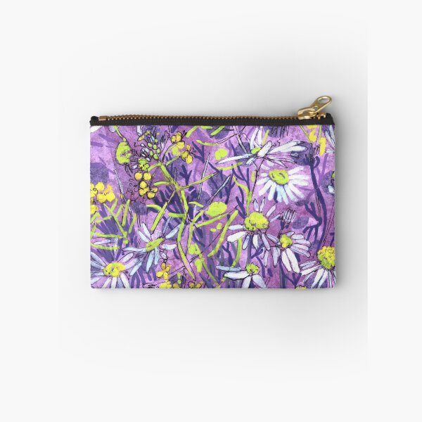 Item preview, Daisy Flowers Polka Dot Floral Art Sketch designed and sold by Julia Khoroshikh.
