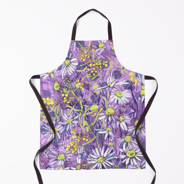 Item preview, Daisy Flowers Polka Dot Floral Art Sketch designed and sold by Julia Khoroshikh.
