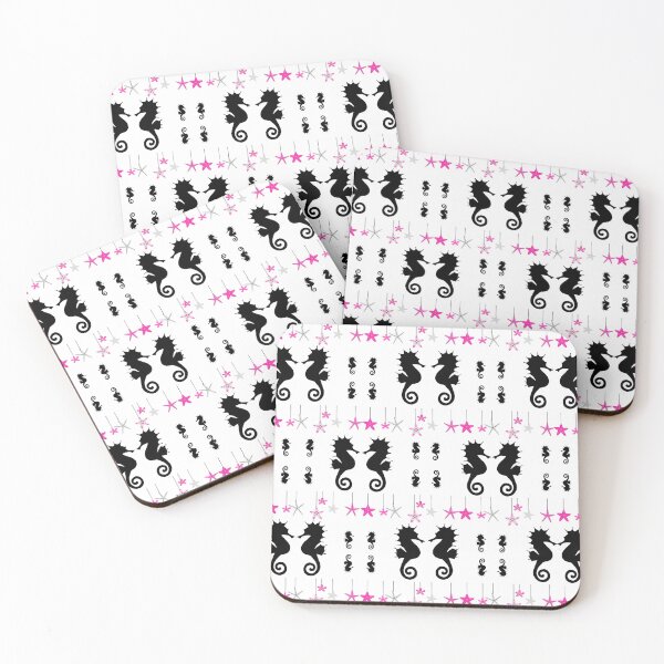 Item preview, Seahorse - Black Pink designed and sold by DMpuki.