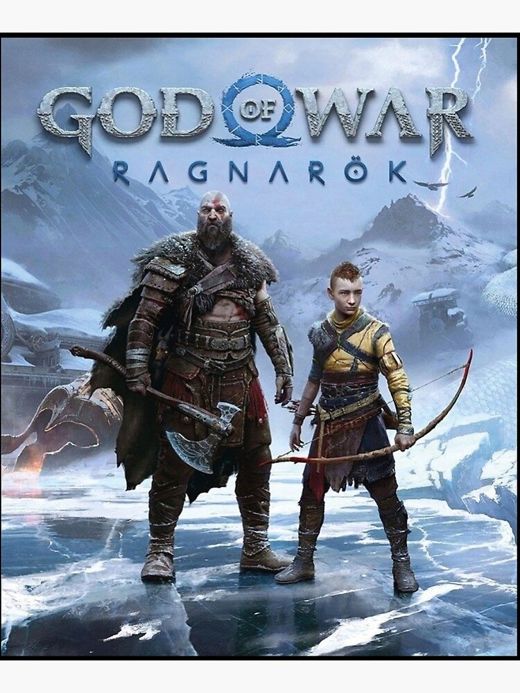 Lámina montada «Dios de la guerra Ragnarok Dios de la guerra Ragnarok