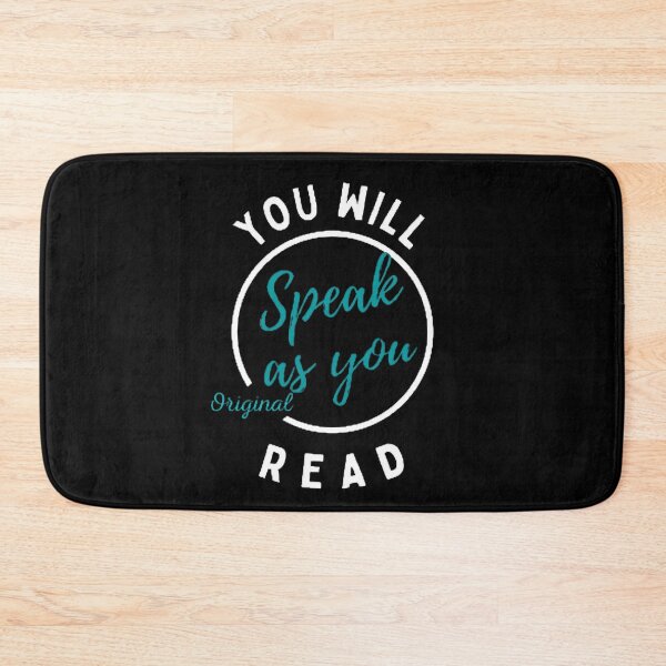 Item preview, You Will Speak As You Read The Best Teacher Blue Design designed and sold by BestTeacher.