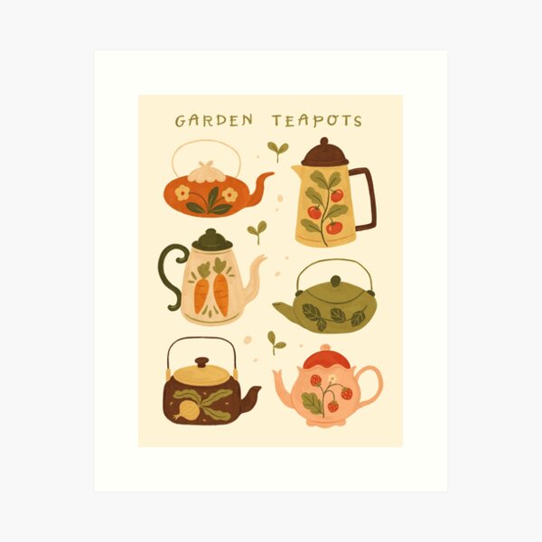 Item preview, Garden Teapots designed and sold by ohjessmarie.