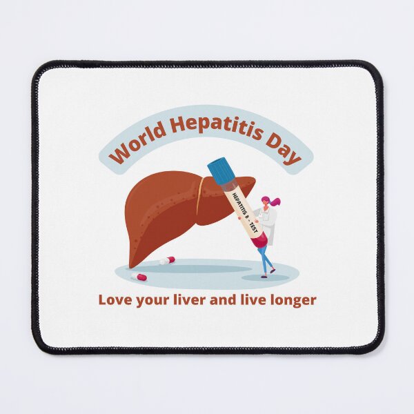 Item preview, World Hepatitis Day - Love your liver and live longer designed and sold by bohoprints.