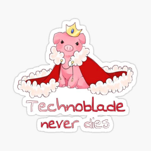 Technoblade Never Sticker - Technoblade Never Dies - Discover & Share GIFs