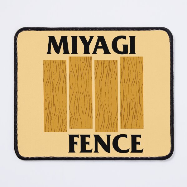 Item preview, Miyagi's wood fence rock band parody designed and sold by ntesigntees.