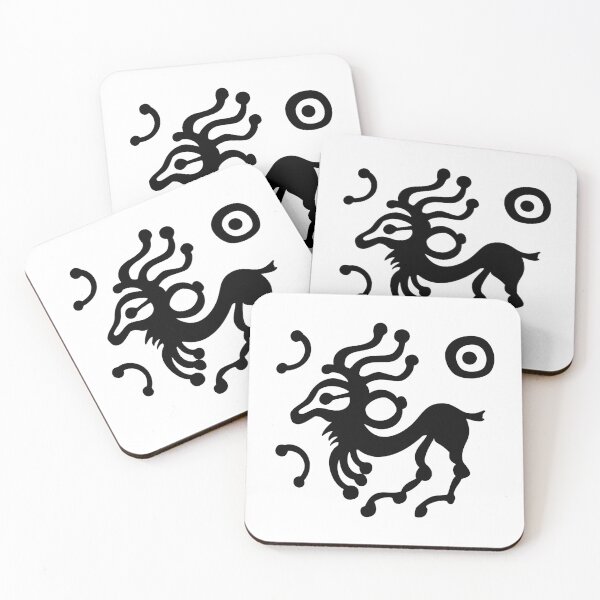 Item preview, Sun and Crescent Deer designed and sold by Motes of the Gleam.