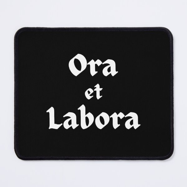 Item preview, Ora et Labora Latin for Pray and Work, Catholic Rule of St. Benedict designed and sold by IceCreamMuseum.