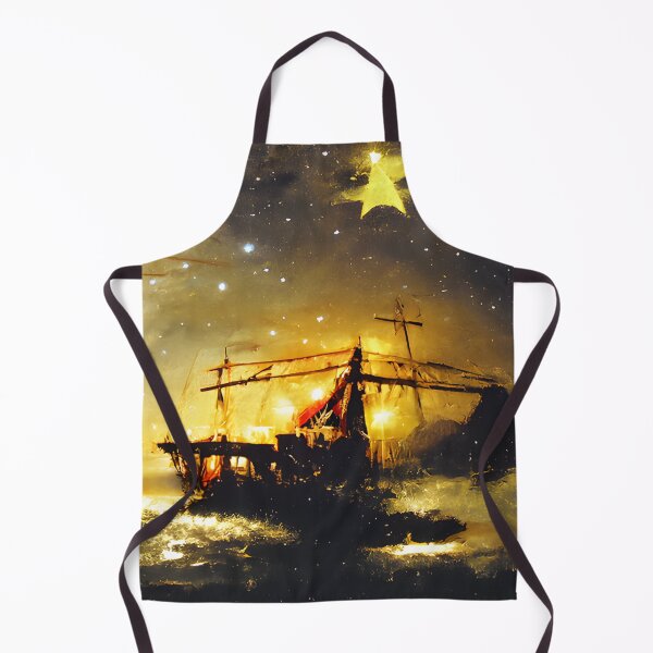 Item preview, Starry night on the sea designed and sold by fizzribbit.