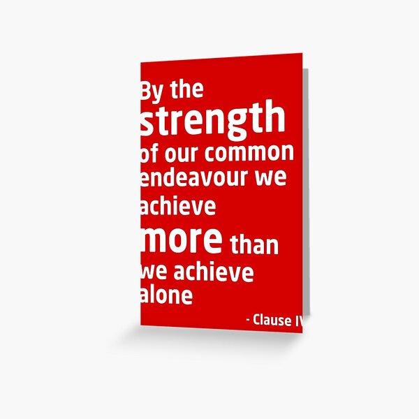 Item preview, Labour Party Clause IV designed and sold by samkaydee.