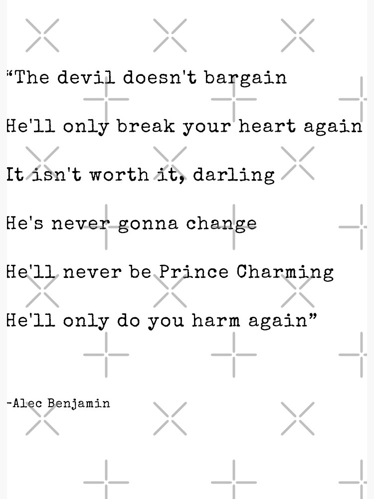 Alec Benjamin - Devil Doesn't Bargain