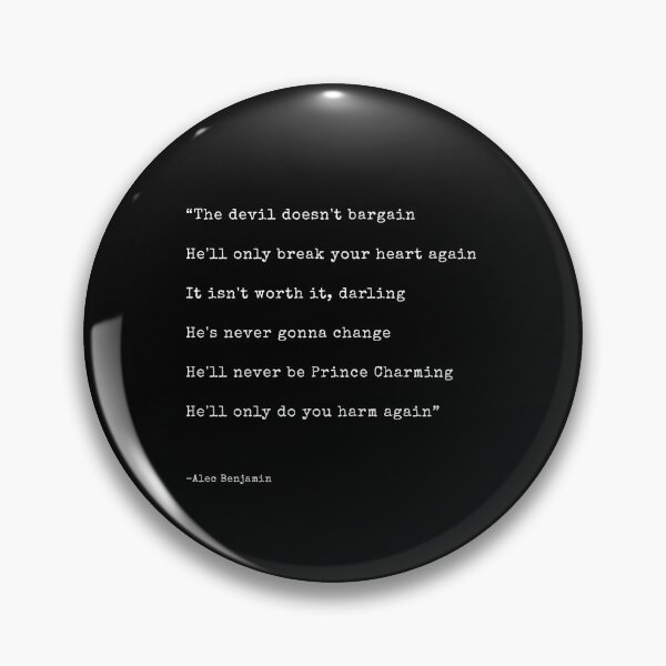 Item preview, Copy of Devil Doesn't Bargain - Alec Benjamin designed and sold by annaspoljar.