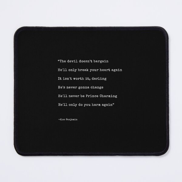 Item preview, Copy of Devil Doesn't Bargain - Alec Benjamin designed and sold by annaspoljar.