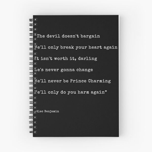 Item preview, Copy of Devil Doesn't Bargain - Alec Benjamin designed and sold by annaspoljar.