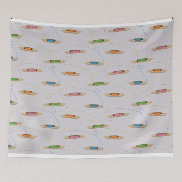 Item preview, Colorful Weaving Boat Shuttles and Hearts designed and sold by EweniqueAstrid.