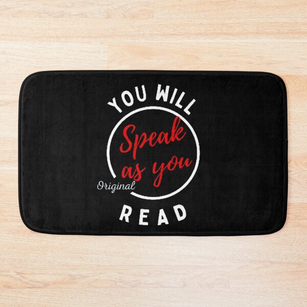 Item preview, You Will Speak As You Read The Best Teacher Red Design designed and sold by BestTeacher.
