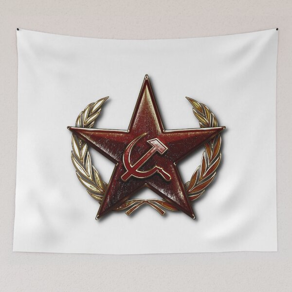Item preview, Red star, hammer and sickle designed and sold by Old-Scratch.