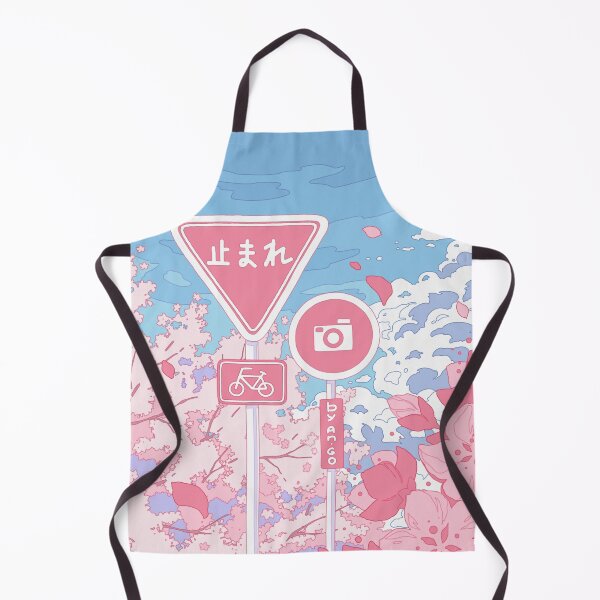 Item preview, The cute Japanese signs, sky, and pink cherry blossom designed and sold by AnGoArt.