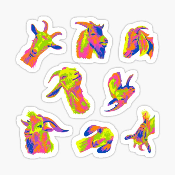 Item preview, My Goat Friends designed and sold by Unhinged Heather.