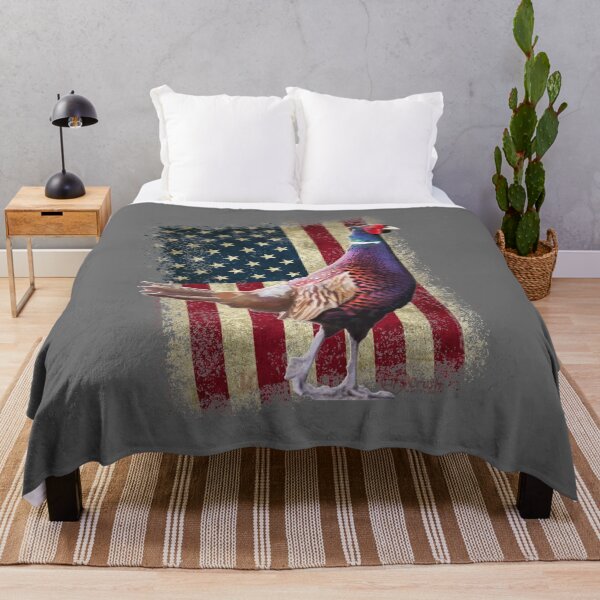 Item preview, Pheasant Hunting, American Flag Ringneck Pheasant Design designed and sold by LifeCrush.