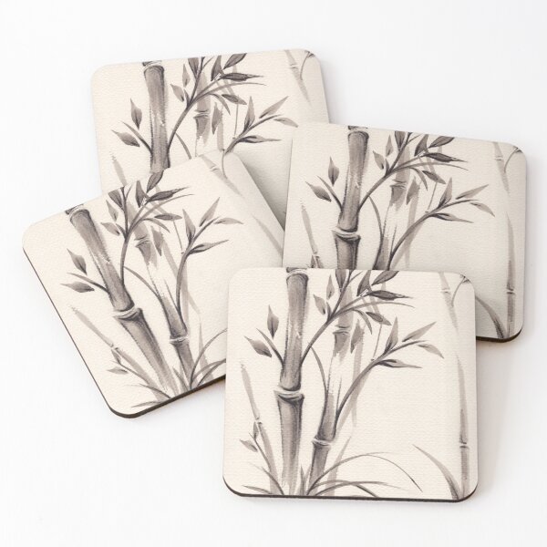 Item preview, Bamboo Garden:   Sumi-e Bamboo Ink Wash Painting by Rebecca Rees designed and sold by Rebecca Rees.