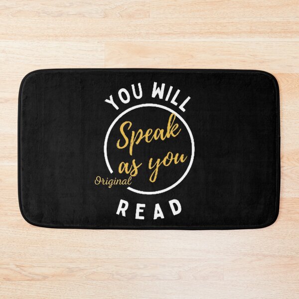 Item preview, You Will Speak As You Read The Best Teacher Yellow Design designed and sold by BestTeacher.