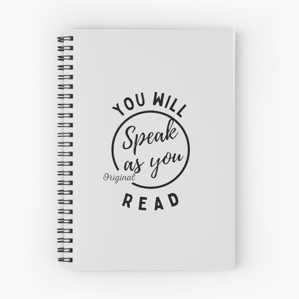 Item preview, You Will Speak As You Read The Best Teacher Black Design designed and sold by BestTeacher.
