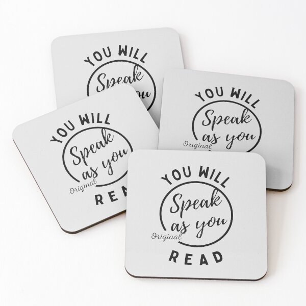 Item preview, You Will Speak As You Read The Best Teacher Black Design designed and sold by BestTeacher.