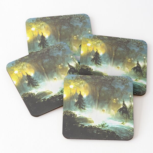 Item preview, Ghost light forest designed and sold by fizzribbit.
