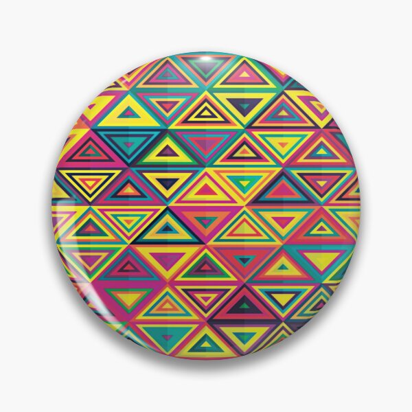 Item preview, Multicolor geometric triangles designed and sold by cutecrazytshirt.
