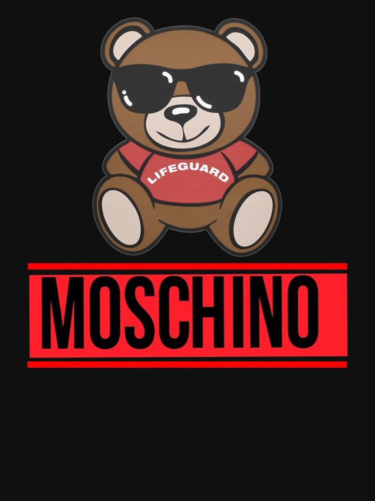 Download Black And Gold Moschino Bear Wallpaper