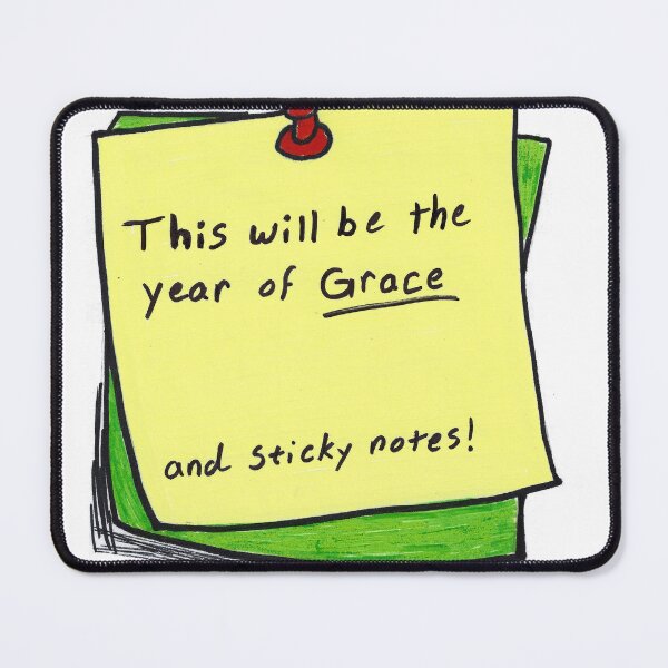 Item preview, Sticky Notes and Grace designed and sold by kudzookeeper.