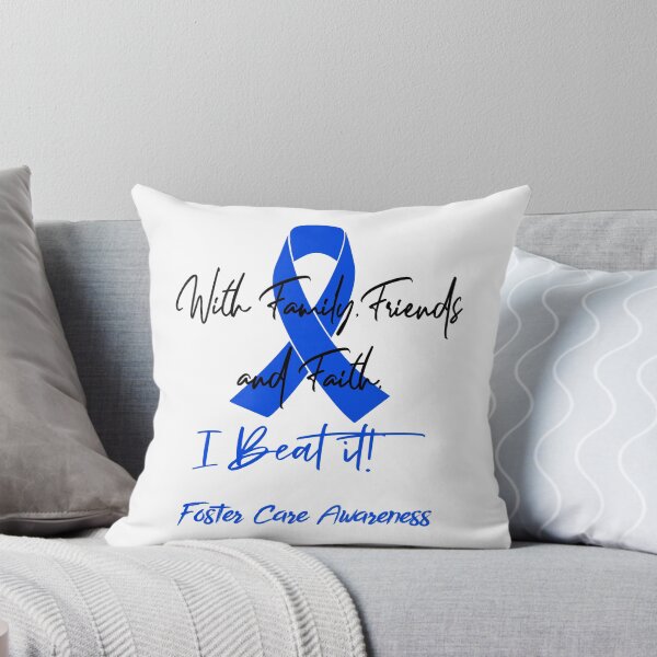 Item preview, Foster Care Warrior - With Family, Friends, and Faith - I BEAT IT! designed and sold by Robbsyn.