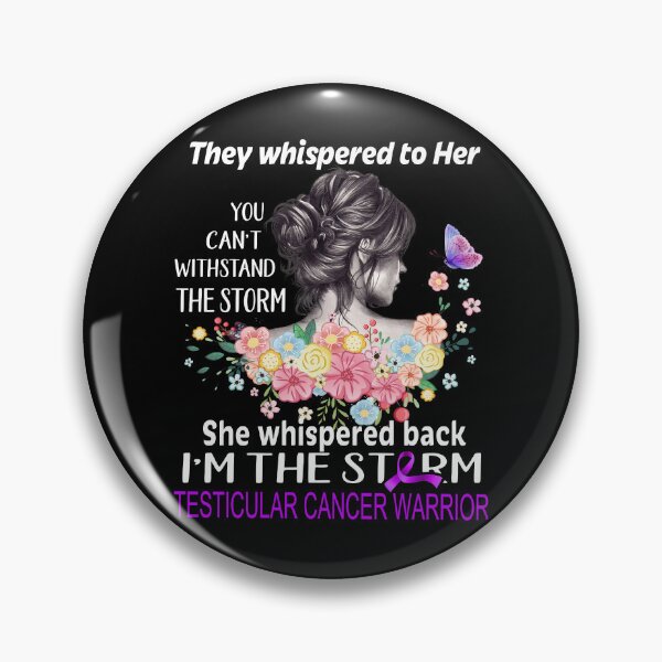 Item preview, Testicular Cancer Warrior I'm The Storm Testicular Cancer Awareness designed and sold by Hatjar.