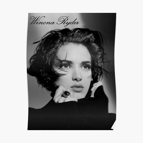 "Aesthetic Winona Ryder" Poster by Dalyl | Redbubble