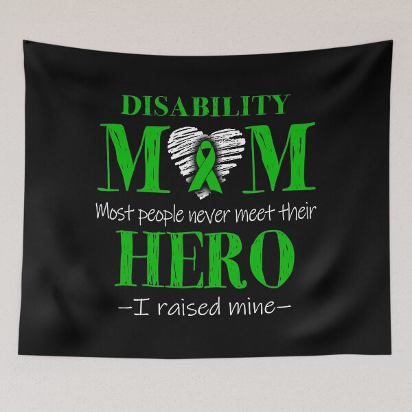Item preview, Proud Disability Mom HERO I Raised Mine designed and sold by Mnrshirley.