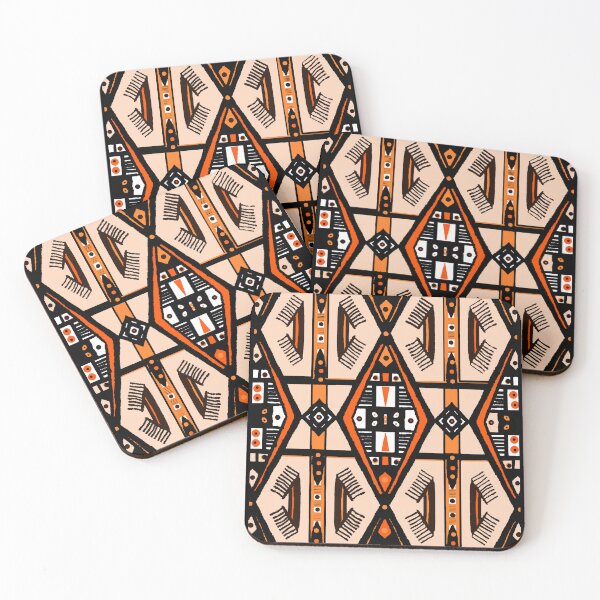 Item preview, Manjak African Wax Textile "Cachieu" Tribal Pattern designed and sold by Tony Cisse.