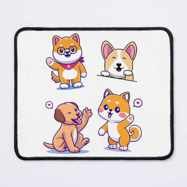 Item preview, Waving Dogs pattern designed and sold by AdelDa19.