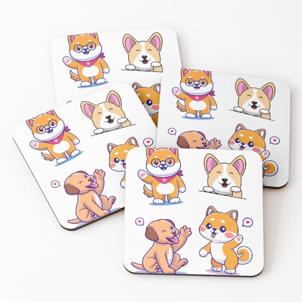 Item preview, Waving Dogs pattern designed and sold by AdelDa19.