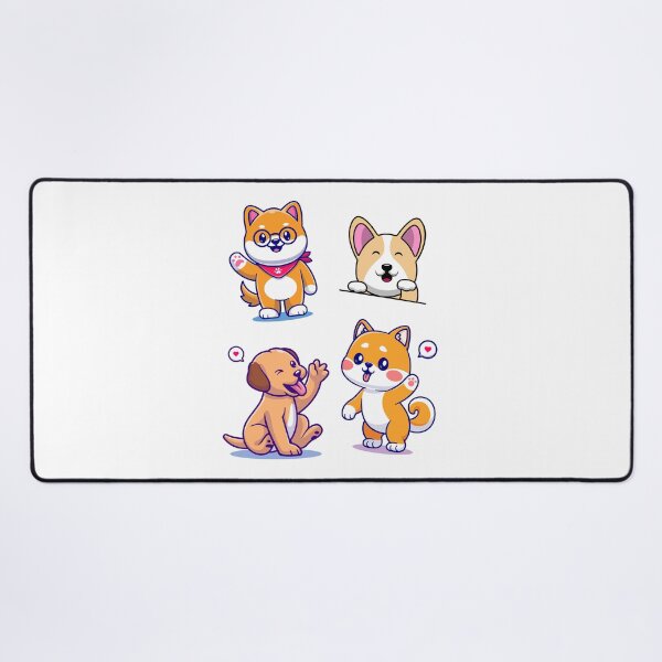 Item preview, Waving Dogs pattern designed and sold by AdelDa19.