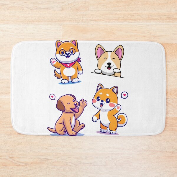 Item preview, Waving Dogs pattern designed and sold by AdelDa19.