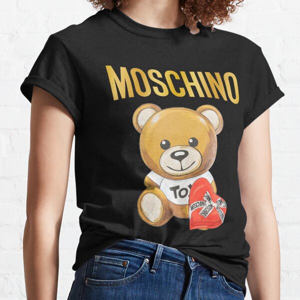 Moschino Teddy Bear Pink cotton t-shirt Size M