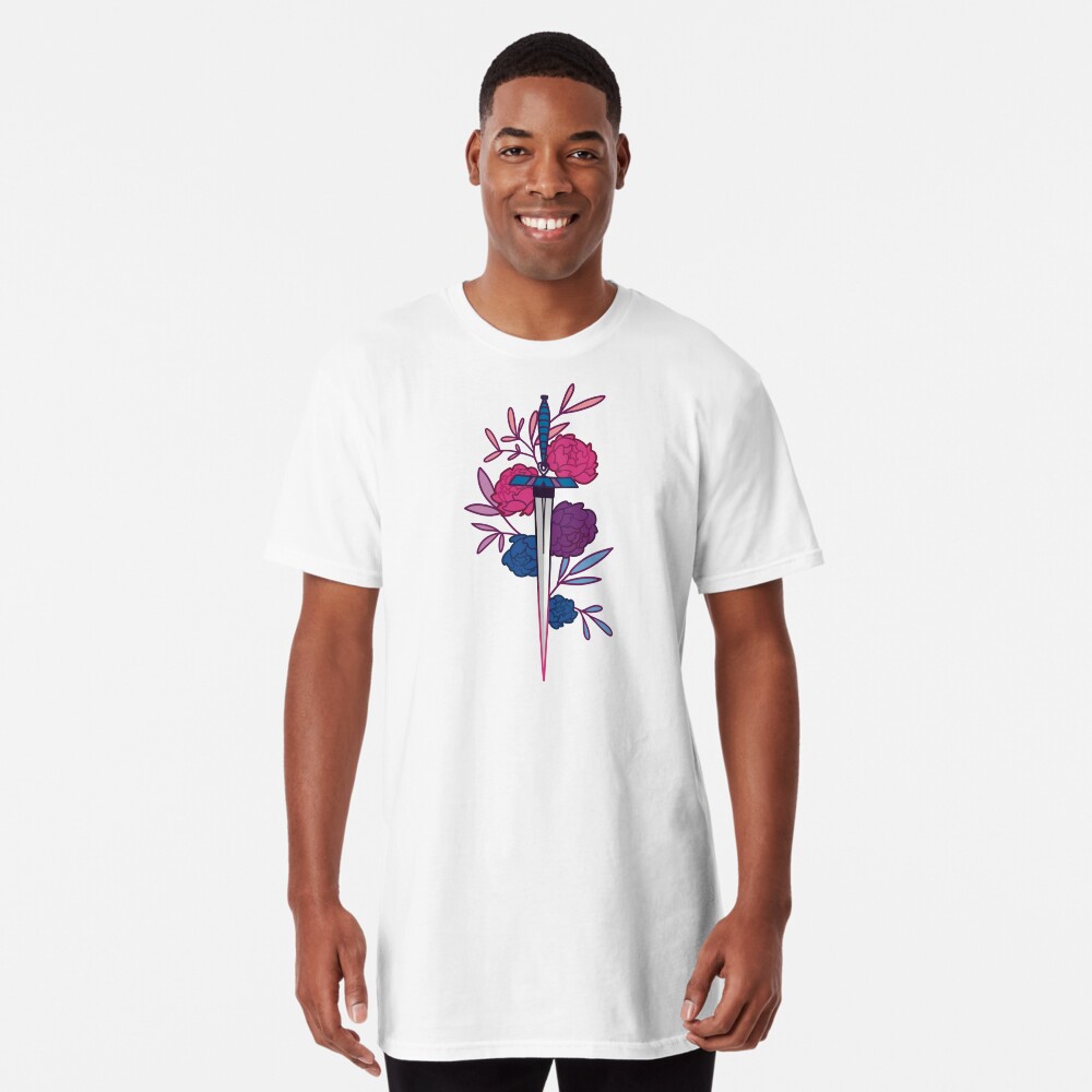 Aperçu de l'œuvre T-shirt long créée et vendue par sunfloras.